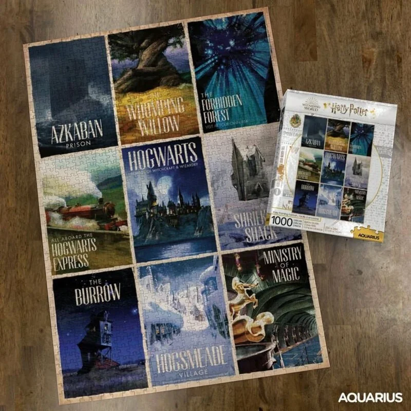Harry Potter puzzle Travel Posters (1000 pieces) - Aquarius
