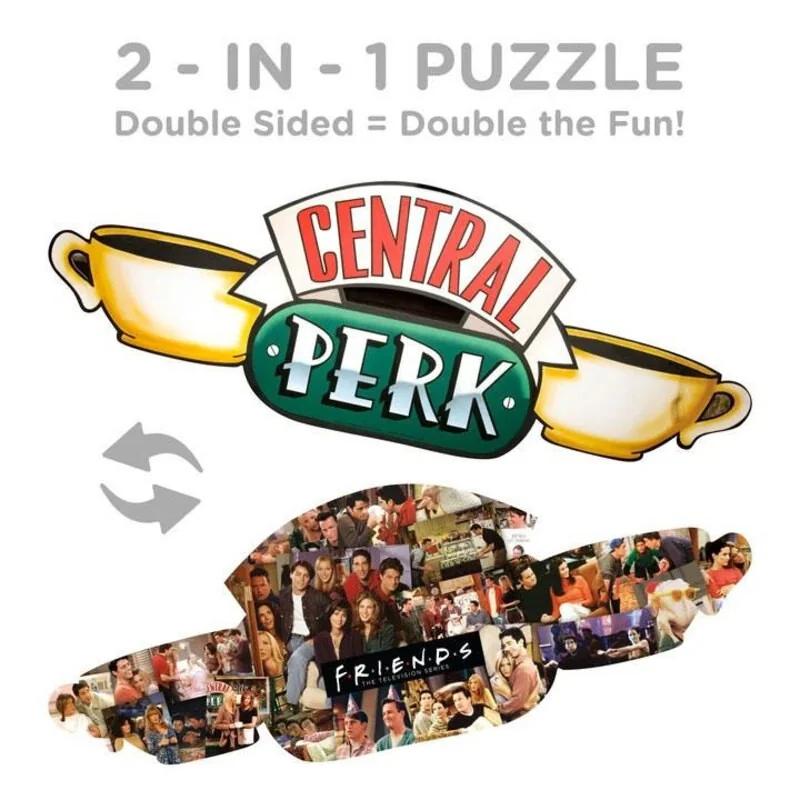 Friends puzzle Shaped Central Perk (600 pièces) - Aquarius