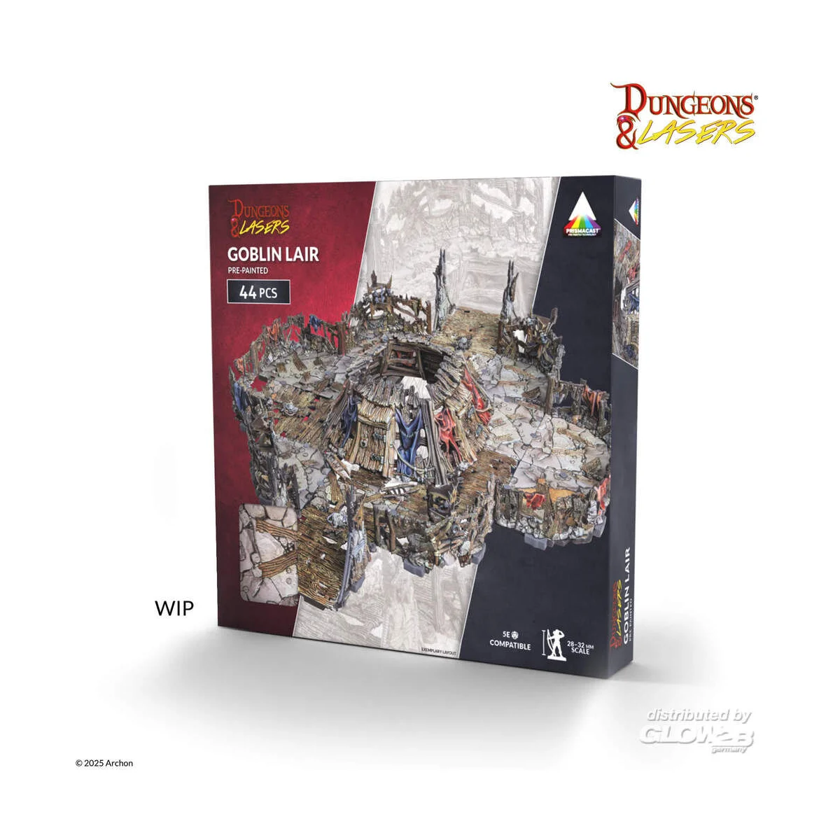 Goblin lair: pre-painted