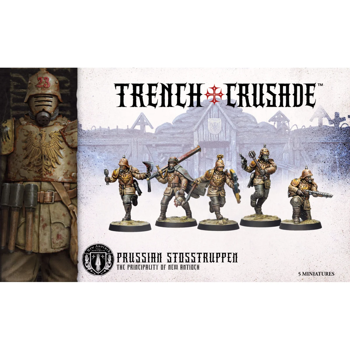 Trench Crusade Prussian Stosstruppen Figurine - Archon Studio
