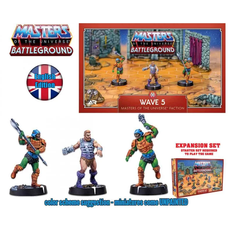 Masters of The Universe: Battleground - Wave 5 - Masters Of The Universe Faction - English Edition