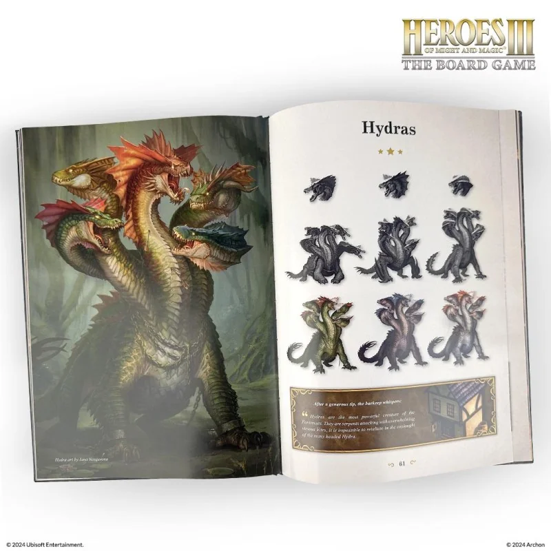 Heroes of Might and Magic III - Art book (ENG) Board game