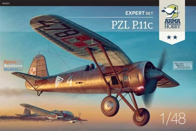 ARM40001 1:48 Arma Hobby PZL P.11c (Expert Set)