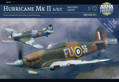 ARM70045 1:72 Arma Hobby Hurricane Mk.IIA/B/C Eastern Front [Deluxe Set/2 kits]