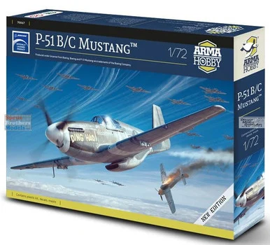 ARM70067 1:72 Arma Hobby P-51B P-51C Mustang
