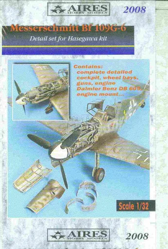 ARS2008 1:32 Aires Bf109G-6 Bf 109G-6 Detail Set (HAS kit) #2008