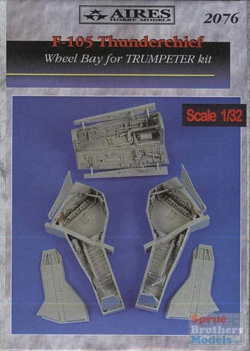 ARS2076 1:32 Aires F-105 Thunderchief Wheel Bay Set (TRP kit) #2076