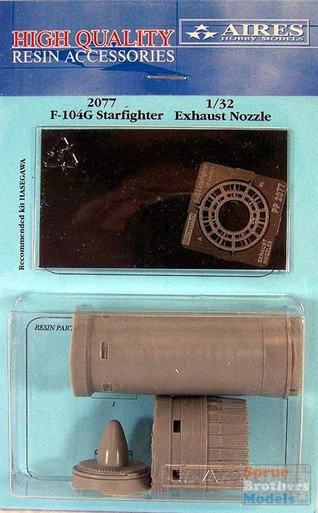 ARS2077 1:32 Aires F-104G Starfighter Exhaust Set (HAS kit) #2077