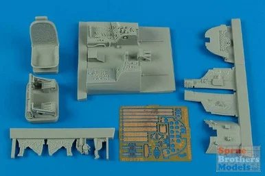 ARS2178 1:32 Aires A-1H Skyraider Cockpit Set (ZKM kit)