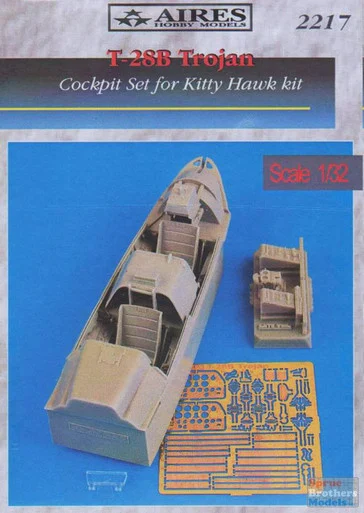 ARS2217 1:32 Aires T-28B Trojan Cockpit Set (KTH kit)
