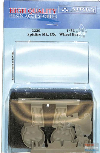 ARS2220 1:32 Aires Spitfire Mk.IXc Wheel Bay Set (REV kit)