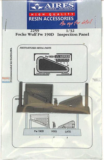 ARS2259 1:32 Aires Focke Wulf Fw190D Inspection Panel (HAS kit)