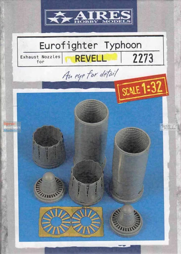 ARS2273 1:32 Aires Eurofighter Typhoon Exhaust Nozzles (TRP kit)