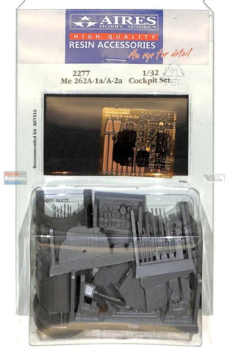 ARS2277 1:32 Aires Macchi Me262A-1a/A-2a Cockpit Set (REV kit)