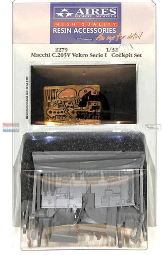 ARS2279 1:32 Aires Macchi MC.205V Serie I Cockpit Set (ITA kit)