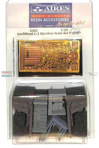 ARS2282 1:32 Aires Macchi F-104D Starfighter C-2 Ejection Seat Set (ITA kit)
