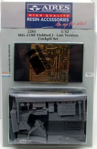 ARS2283 1:32 Aires Macchi MiG-21MF Fishbed J Late Cockpit Set (TRP kit)