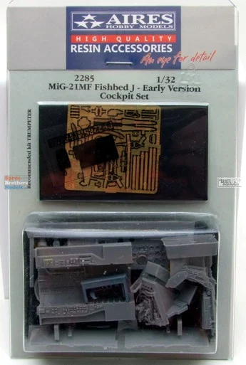 ARS2285 1:32 Aires Macchi MiG-21MF Fishbed J Early Cockpit Set (TRP kit)