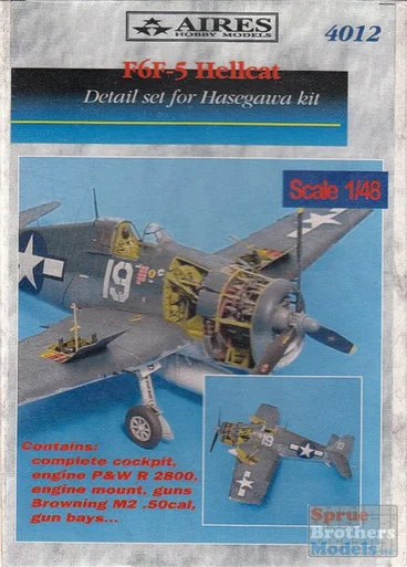ARS4012 1:48 Aires F6F-5 Hellcat Super Detail Set (HAS kit) #4012