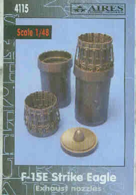 ARS4115 1:48 Aires F-15E Strike Eagle Exhaust Nozzles (HAS/REV kit) #4115