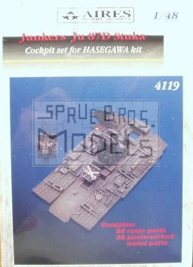 ARS4119 1:48 Aires Junkers Ju87D Stuka Cockpit Set (HAS kit) #4119