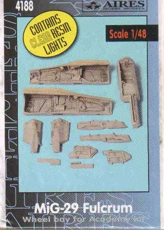ARS4188 1:48 Aires MiG-29 Fulcrum Wheel Bay Set (ACA kit) #4188