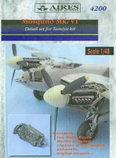 ARS4200 1:48 Aires Mosquito Mk VI Detail Set (TAM kit) #4200