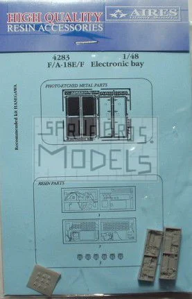ARS4283 1:48 Aires F-18E F-18F Super Hornet Electronic Bays Set (HAS kit) #4283