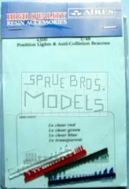 ARS4300 1:48 Aires Position Lights & Anti-Collision Beacons Set #4300
