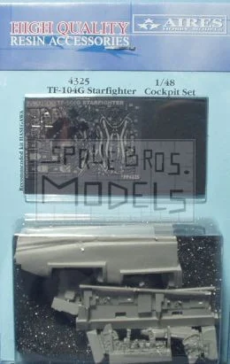 ARS4325 1:48 Aires TF-104G Starfighter Cockpit Set (HAS kit) #4325