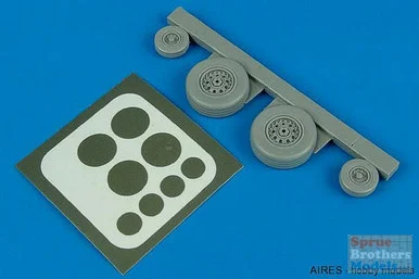 ARS4415 1:48 Aires Phantom FGR.2 Wheels & Paint Mask Set (HAS/REV kit) #4415