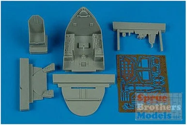 ARS4482 1:48 Aires F4U-7 Corsair Cockpit Set (HAS kit) #4482