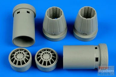 ARS4639 1:48 Aires F-18E F-18F Super Hornet Exhaust Nozzles Opened (HAS kit)