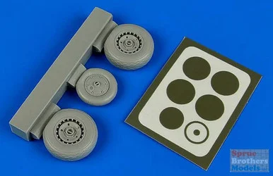 ARS4676 1:48 Aires Me 262A/B Wheels & Paint Mask (HBS kit)
