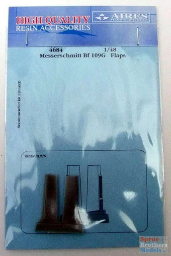 ARS4684 1:48 Aires Bf 109G Flaps (EDU kit)