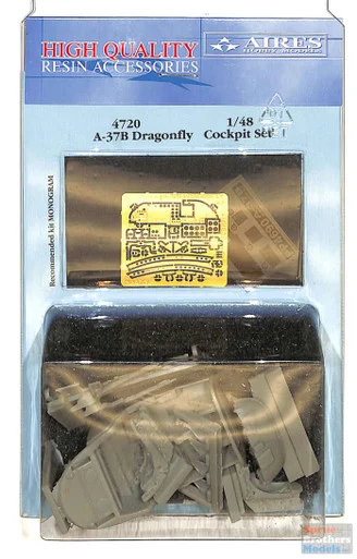 ARS4720 1:48 Aires A-37B Dragonfly Cockpit Set (REV kit)