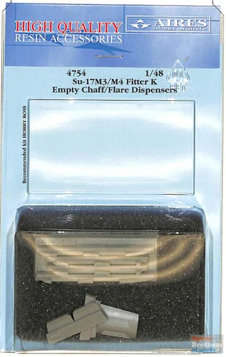 ARS4754 1:48 Aires Su-17M3/M4 Fitter K Empty Chaff/Flare Dispensers (HBS kit)