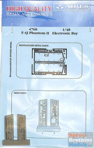 ARS4760 1:48 Aires F-4J Phantom II Electronics Bay (ZKM kit)