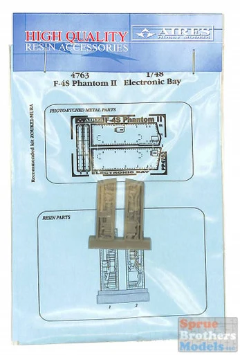ARS4763 1:48 Aires F-4S Phantom II Electronic Bay (ZKM kit)