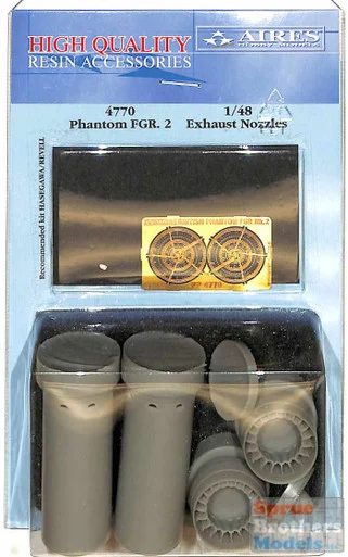ARS4770 1:48 Aires Phantom FGR.2 Exhaust Nozzles Set (HAS/REV kit)