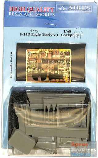 ARS4775 1:48 Aires F-15D Eagle (Early) Cockpit Set (GWH kit)
