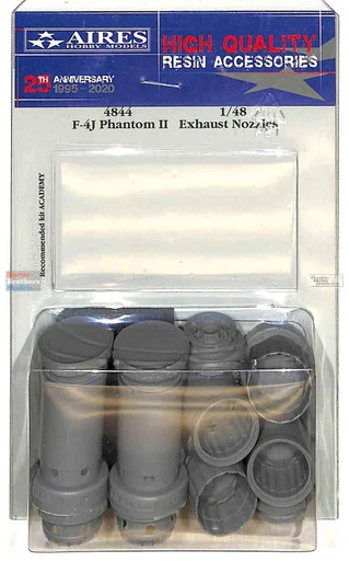 ARS4844 1:48 Aires F-4J Phantom II Exhaust Nozzle Set (ACA kit)