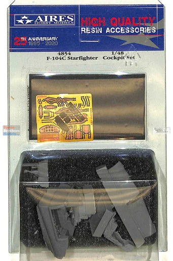 ARS4854 1:48 Aires F-104C Starfighter Cockpit Set (KIN kit)