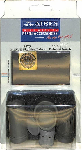 ARS4875 1:48 Aires F-16A F-16B Falcon Exhaust Nozzle (KIN kit)