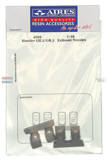 ARS4905 1:48 Aires Harrier GR.1/GR.3 Exhaust Nozzles (KIN kit)