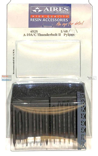 ARS4925 1:48 Aires A-10A A-10C Thunderbolt II Pylons (GWH kit)