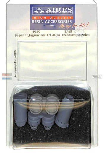 ARS4929 1:48 Aires Jaguar GR.1/GR.1A Exhaust Nozzles (AFX kit)