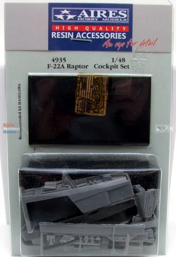 ARS4935 1:48 Aires F-22A Raptor Cockpit Set (HAS kit)