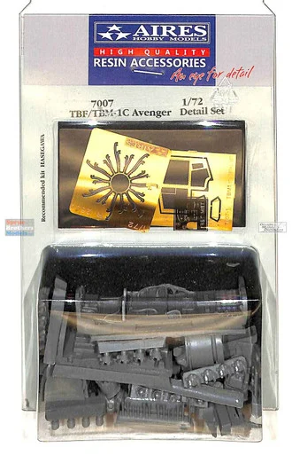 ARS7007 1:72 Aires TBF/TBM-1C Avenger Detail Set (HAS kit)
