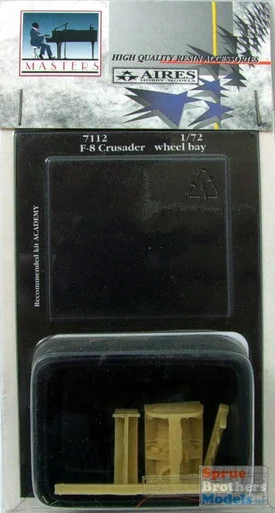 ARS7112 1:72 Aires F-8 Crusader Wheel Bay Set (ACA kit) #7112